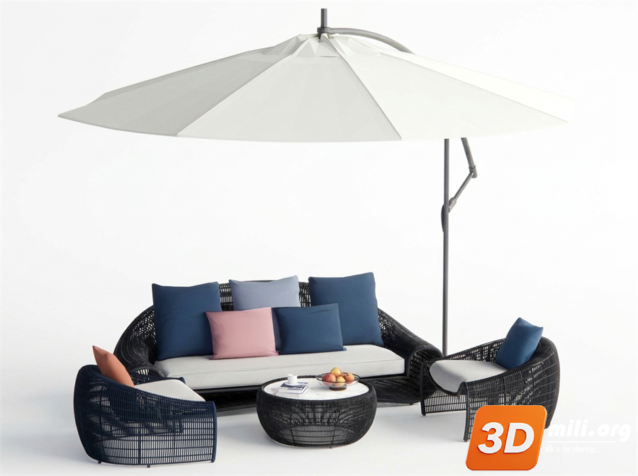Outdoor Sofa Skp Files